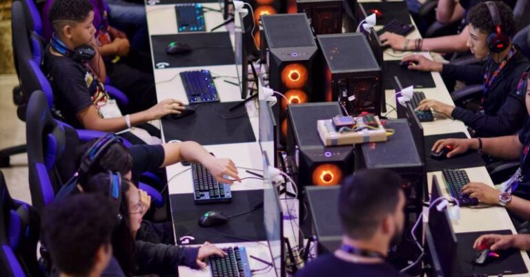 E-sports - E-Sports Teams Competing in a Tournament