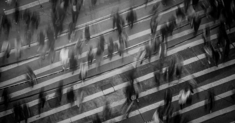 Zero-Waste Society - Time Lapse Photography of People Walking on Pedestrian Lane